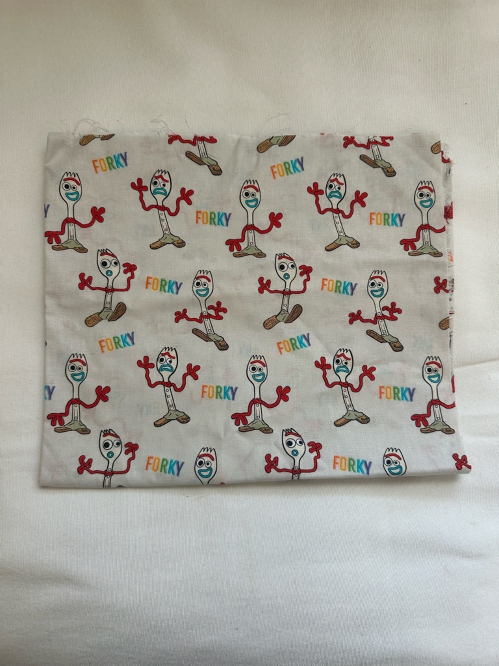 DISNEY PIXAR TOY STORY FORKY COTTON FABRIC